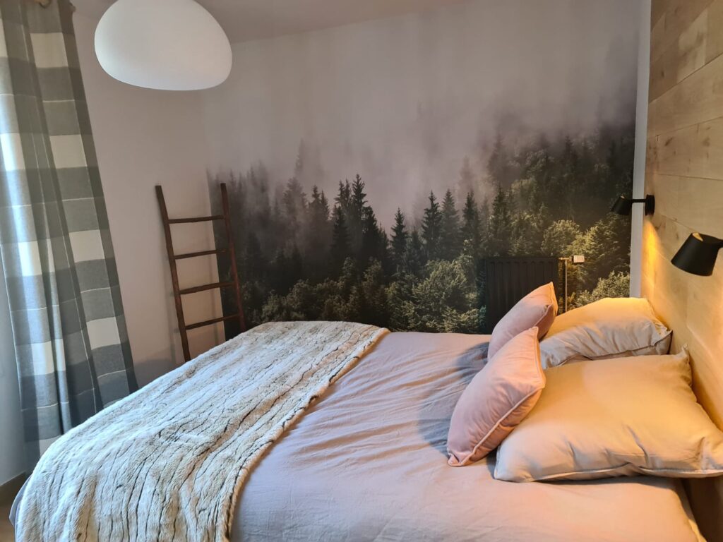 Projet chambre chalet décoration d'intérieur