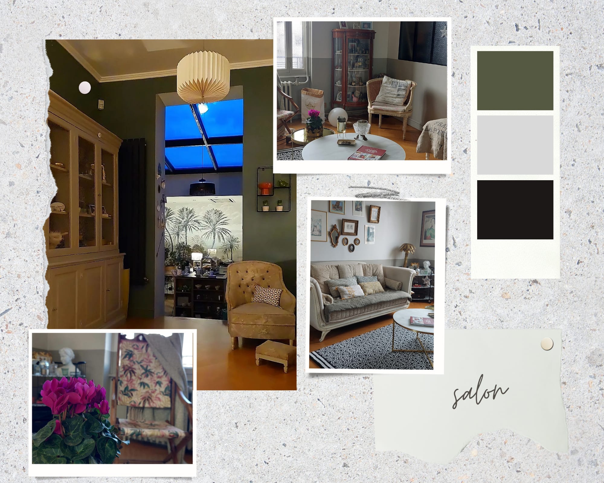 Moodboard realisations salon